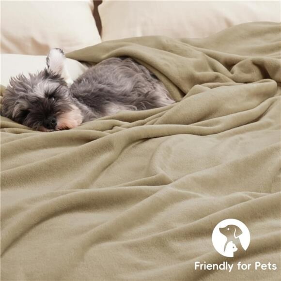 Ultra Soft Fleece Blanket Queen Size, No Shed No Pilling Luxury Plush Cozy - Picture 5 of 7